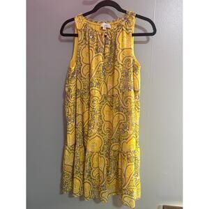 LOFT Yellow Floral Easter Dress - Size S